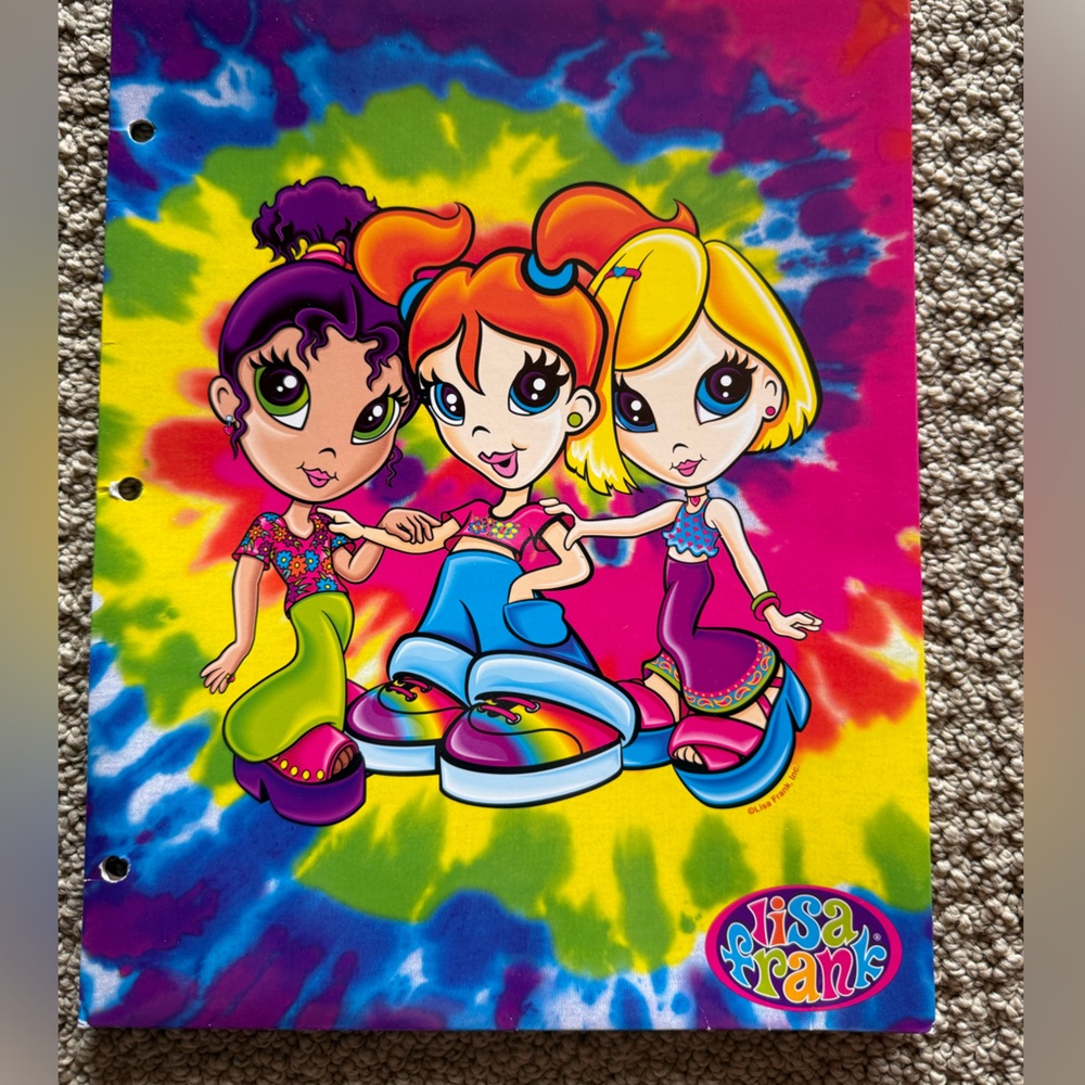 Lisa Frank Vintage Pocket Folder